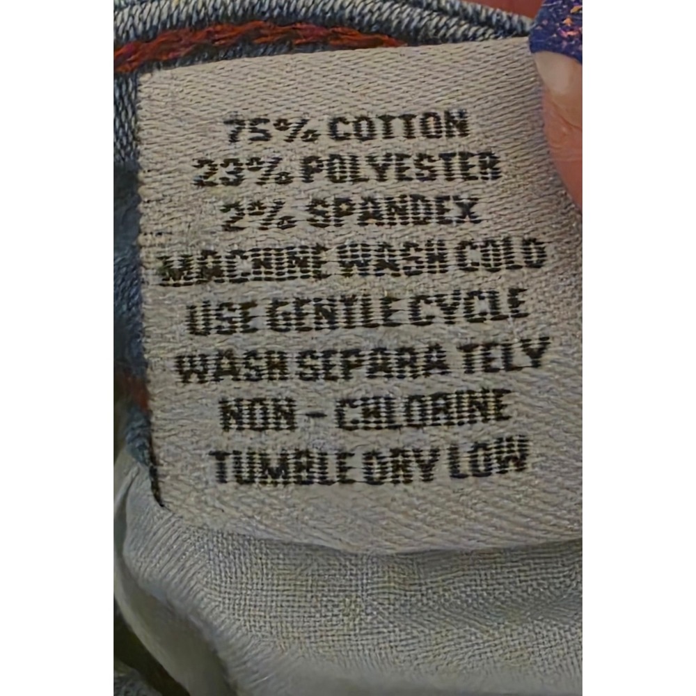 Gogo Jeans Womens Size 7 Light Wash Distressed Ripped Skinny Mid Rise Denim - Picture 6 of 6